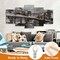 New York City Wall Decor Canvas Wall Art 5 Piece Framed Wall Art